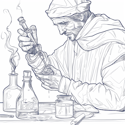 Alchemist at work